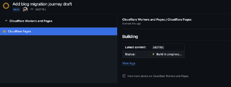 screenshot-cloudflare-pages-github-integration-start